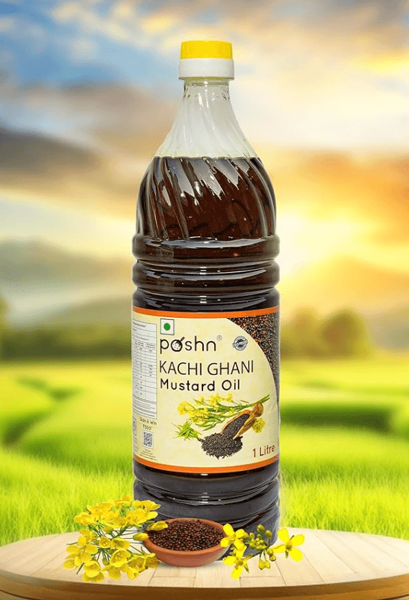 Poshn Kachhi Ghani Mustard Oil