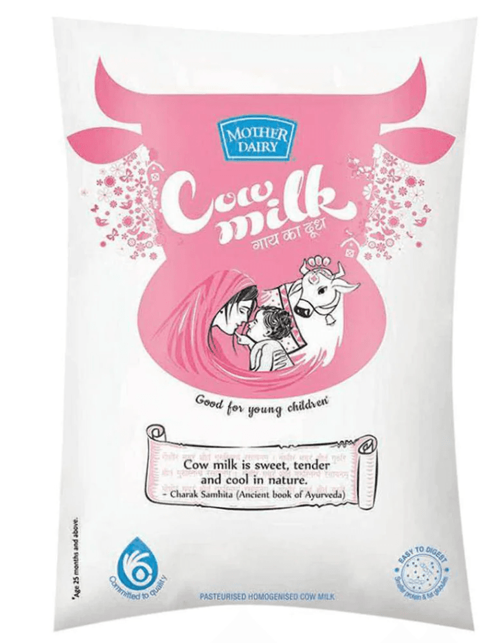 Mother Dairy Cow Milk